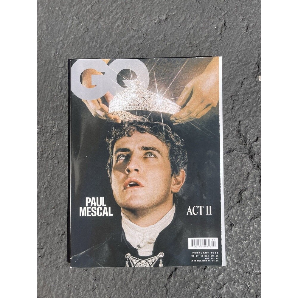 GQ MAGAZINE - UK EDITION - FEBRUARY 2026 - PAUL MESCAL - BRAND NEW